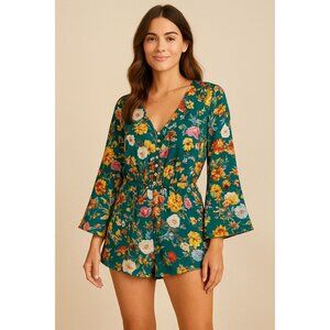 Show Me Your Mumu Red Rocks Romper Boho Festival Favorite Size‎ Large